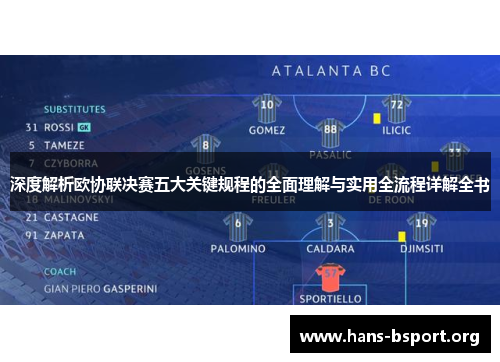 深度解析欧协联决赛五大关键规程的全面理解与实用全流程详解全书
